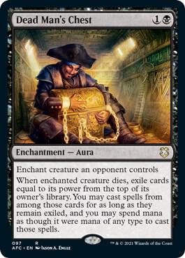Dead Man's Chest card from Commander: Adventures in the Forgotten Realms
