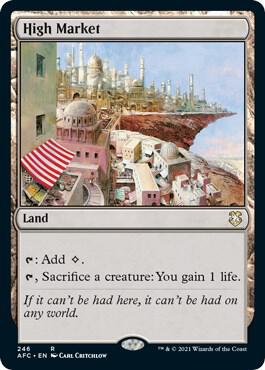 High Market card from Commander: Adventures in the Forgotten Realms