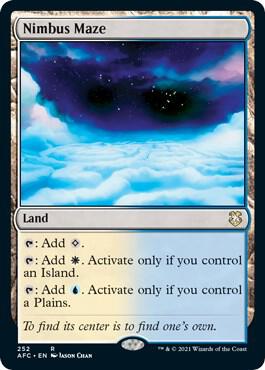 Nimbus Maze card from Commander: Adventures in the Forgotten Realms