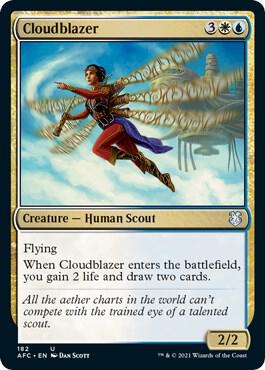 Cloudblazer card from Commander: Adventures in the Forgotten Realms