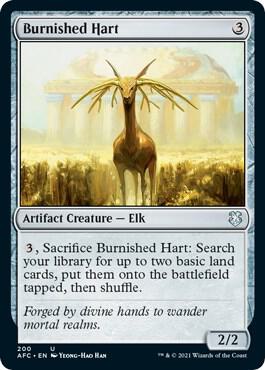 Burnished Hart card from Commander: Adventures in the Forgotten Realms
