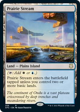 Prairie Stream card from Commander: Adventures in the Forgotten Realms