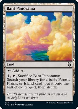 Bant Panorama card from Commander: Adventures in the Forgotten Realms