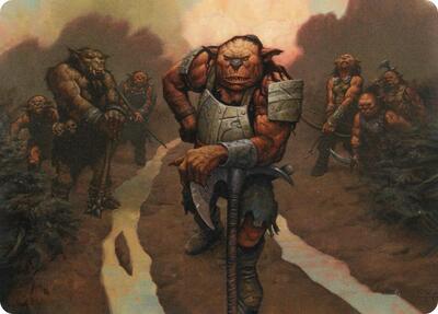 Hobgoblin Bandit Lord Art Card card from Art Series: Adventures in the Forgotten Realms