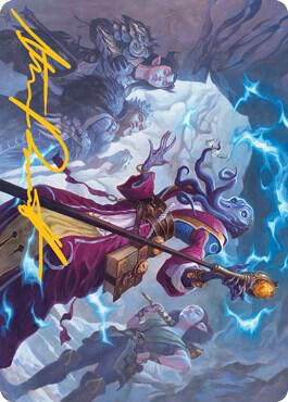 True Polymorph Art Card (Gold-Stamped Signature) card from Art Series: Adventures in the Forgotten Realms