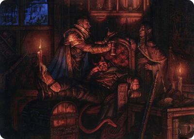 Long Rest Art Card card from Art Series: Adventures in the Forgotten Realms