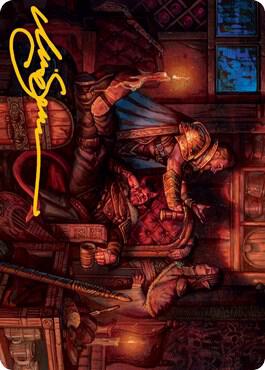 Long Rest Art Card (Gold-Stamped Signature) card from Art Series: Adventures in the Forgotten Realms