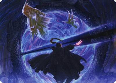 Bar the Gate Art Card card from Art Series: Adventures in the Forgotten Realms