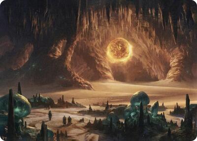 Plains (265) Art Card card from Art Series: Adventures in the Forgotten Realms