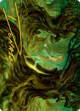 Neverwinter Dryad Art Card (Gold-Stamped Signature) card from Art Series: Adventures in the Forgotten Realms