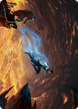 Fly Art Card (Gold-Stamped Signature) card from Art Series: Adventures in the Forgotten Realms
