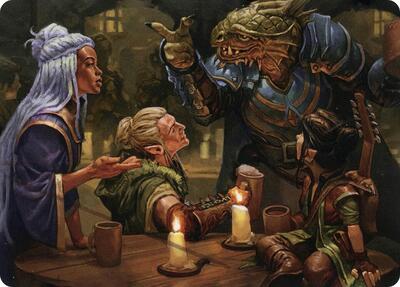 You Meet in a Tavern Art Card card from Art Series: Adventures in the Forgotten Realms