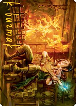 Wish Art Card (Gold-Stamped Signature) card from Art Series: Adventures in the Forgotten Realms