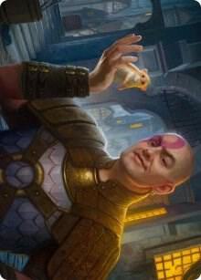 Minsc, Beloved Ranger Art Card card from Art Series: Adventures in the Forgotten Realms