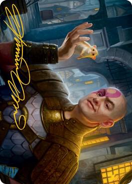 Minsc, Beloved Ranger Art Card (Gold-Stamped Signature) card from Art Series: Adventures in the Forgotten Realms