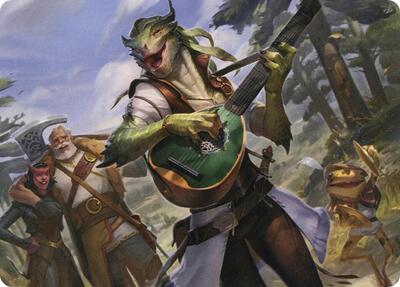 Wandering Troubadour Art Card card from Art Series: Adventures in the Forgotten Realms
