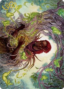Circle of Dreams Druid Art Card (Gold-Stamped Signature) card from Art Series: Adventures in the Forgotten Realms