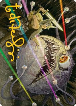 Hive of the Eye Tyrant Art Card (Gold-Stamped Signature) card from Art Series: Adventures in the Forgotten Realms