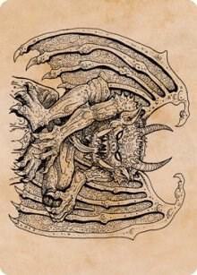 Cloister Gargoyle (Showcase) Art Card card from Art Series: Adventures in the Forgotten Realms