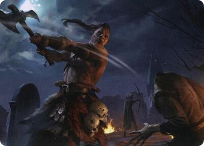 Critical Hit Art Card card from Art Series: Adventures in the Forgotten Realms