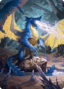 Blue Dragon Art Card card from Art Series: Adventures in the Forgotten Realms