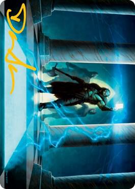 Sudden Insight Art Card (Gold-Stamped Signature) card from Art Series: Adventures in the Forgotten Realms