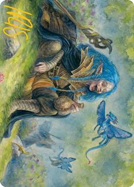 Feywild Trickster Art Card (Gold-Stamped Signature) card from Art Series: Adventures in the Forgotten Realms