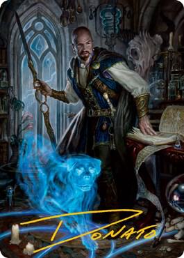 Mordenkainen Art Card (Gold-Stamped Signature) card from Art Series: Adventures in the Forgotten Realms