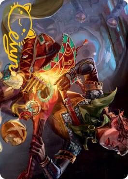Bag of Holding Art Card (Gold-Stamped Signature) card from Art Series: Adventures in the Forgotten Realms