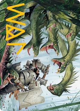 Lair of the Hydra Art Card (Gold-Stamped Signature) card from Art Series: Adventures in the Forgotten Realms