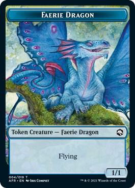 Faerie Dragon Token card from Adventures in the Forgotten Realms