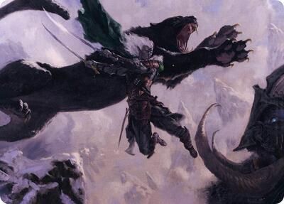 Drizzt Do'Urden Art Card card from Art Series: Adventures in the Forgotten Realms