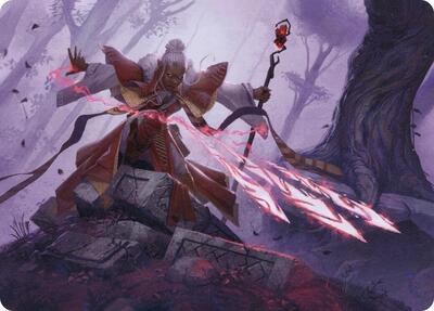Magic Missile Art Card card from Art Series: Adventures in the Forgotten Realms
