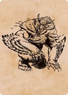 Owlbear (Showcase) Art Card card from Art Series: Adventures in the Forgotten Realms