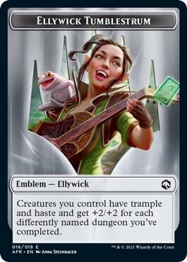 Emblem - Ellywick Tumblestrum card from Adventures in the Forgotten Realms