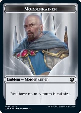 Emblem - Mordenkainen card from Adventures in the Forgotten Realms