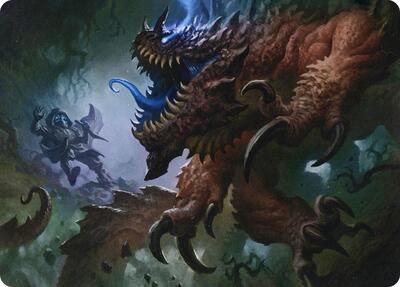 Basilisk Art Card card from Art Series: Adventures in the Forgotten Realms