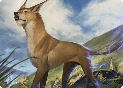 Blink Dog Art Card card from Art Series: Adventures in the Forgotten Realms