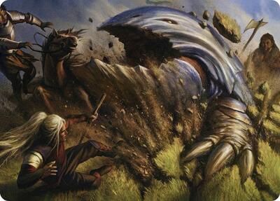 Bulette Art Card card from Art Series: Adventures in the Forgotten Realms