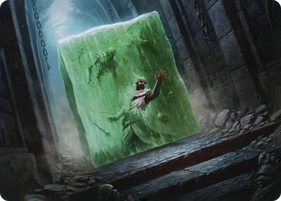 Gelatinous Cube Art Card card from Art Series: Adventures in the Forgotten Realms