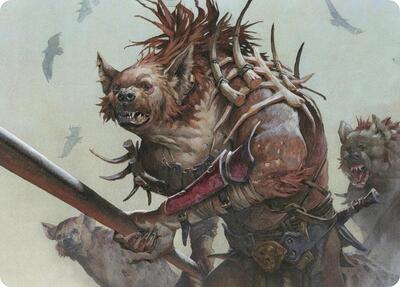 Gnoll Art Card card from Art Series: Adventures in the Forgotten Realms