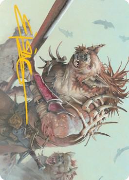 Gnoll Art Card (Gold-Stamped Signature) card from Art Series: Adventures in the Forgotten Realms
