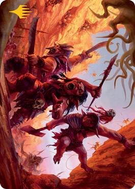 Goblin Art Card (Gold-Stamped) card from Art Series: Adventures in the Forgotten Realms