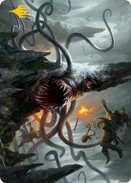 Roper Art Card (Gold-Stamped) card from Art Series: Adventures in the Forgotten Realms