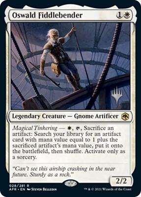 Oswald Fiddlebender card from Promo Pack: Adventures in the Forgotten Realms