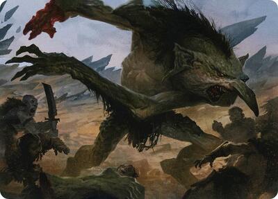 Troll Art Card card from Art Series: Adventures in the Forgotten Realms