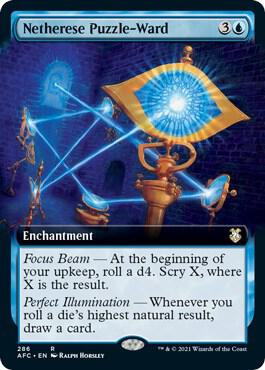 Netherese Puzzle-Ward (Extended Art) card from Commander: Adventures in the Forgotten Realms