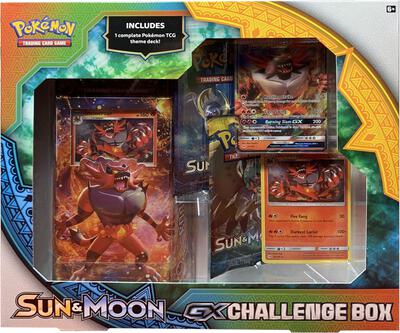 Sun & Moon GX Challenge Box [Incineroar] card from SM Base Set