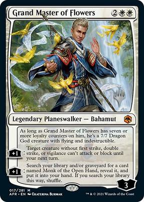 Grand Master of Flowers card from Promo Pack: Adventures in the Forgotten Realms