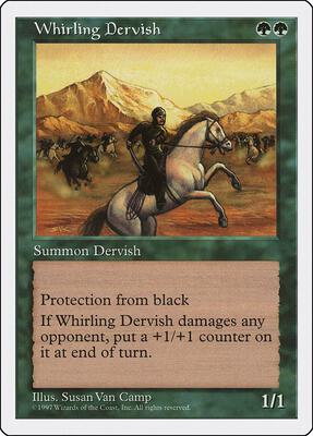 Whirling Dervish card from Fifth Edition